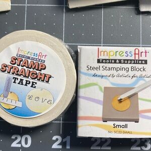 ImpressArt Steel Stamp Block & Tape